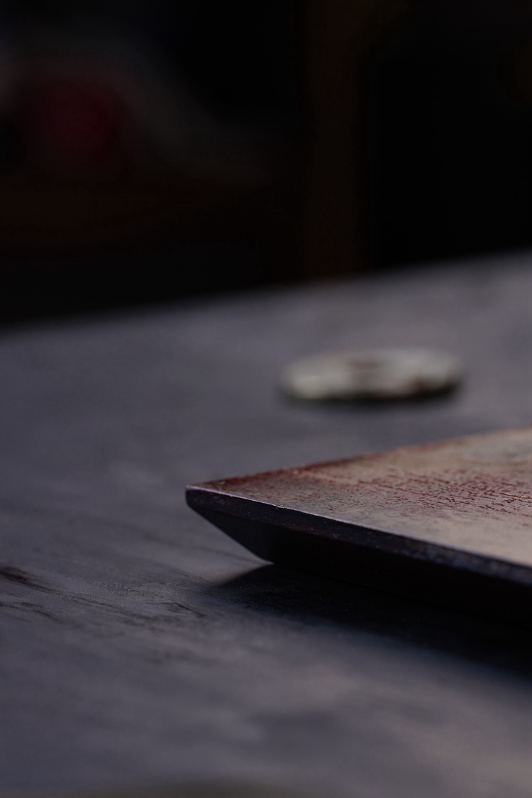 PRE-ORDER  Tea Tray · Red Lacquer 大漆红茶盘
